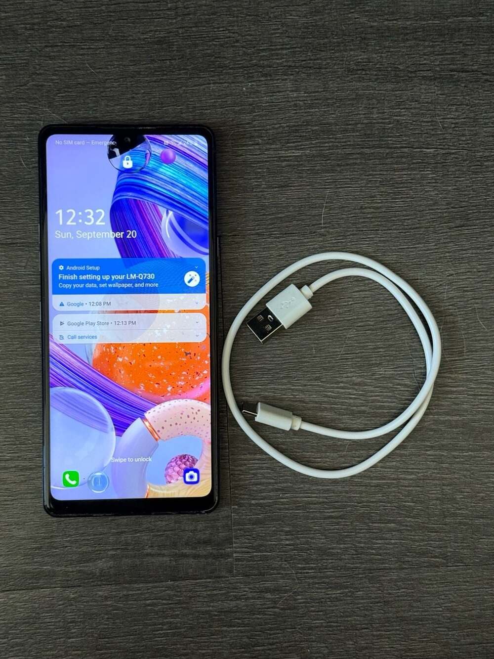 LG Stylo 6 LM-Q730 64GB Unlocked Smartphone Holographic White